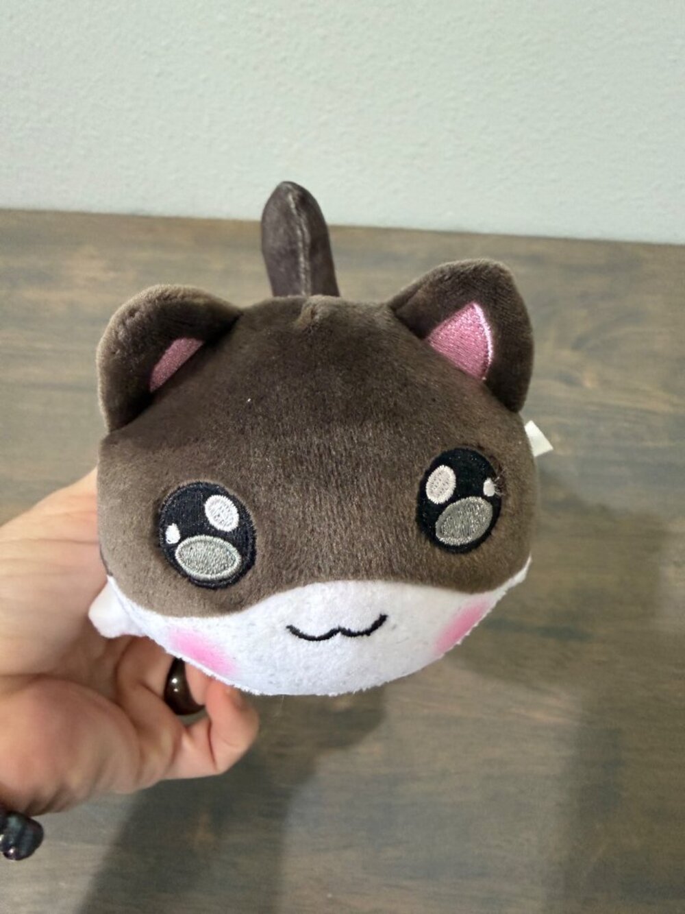 Aphmau MeeMeows Johnny Cat Series 1 Brown and White Plush 6" Stuffed Animal